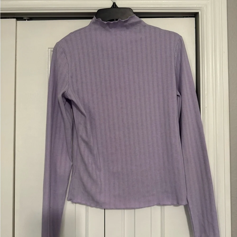 Elodie Lilac Long Sleeve Top - Picture 3 of 5
